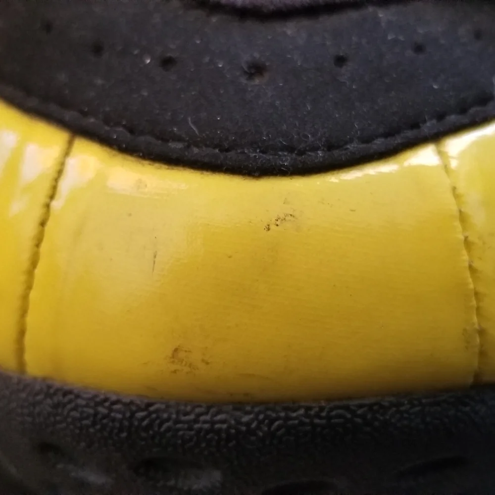 Nike Black and Yellow Foamposite-Style Basketball Sneakers - Picture 9 of 11
